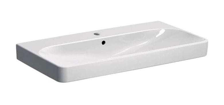 GEBERIT SMYLE SQUARE umyvadlo 90 cm, s otvorem pro baterii a přepadem 500.251.01.1 Obrázek - Hlavní obrázek
