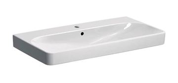 GEBERIT SMYLE SQUARE umyvadlo 90 cm, s otvorem pro baterii a přepadem