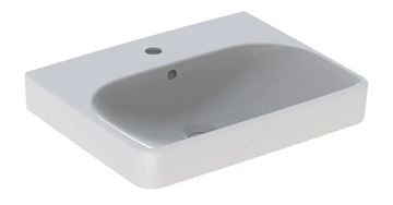 GEBERIT SMYLE SQUARE umyvadlo 55 cm, s otvorem pro baterii a přepadem
