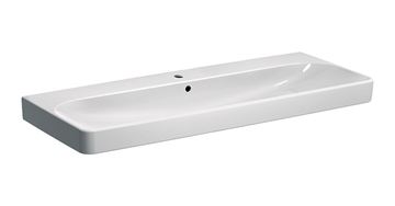 GEBERIT SMYLE SQUARE umyvadlo 120 cm, s otvorem pro baterii a přepadem