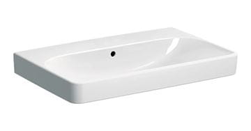 GEBERIT SMYLE SQUARE umyvadlo 75 cm, s přepadem