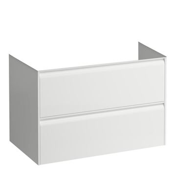 LAUFEN MEDA skříňka pod umyvadlo 78,4x45x51,5 cm, 2 zásuvky, s organizérem, matná bílá