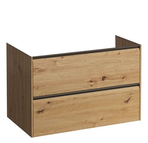 LAUFEN MEDA skříňka pod umyvadlo 78,4x45x51,5 cm, 2 zásuvky, s organizérem, divoký dub H4216020112671 Obrázek - Hlavní obrázek