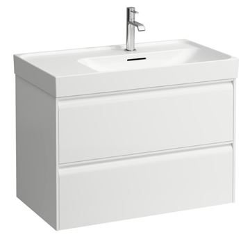 LAUFEN MEDA skříňka pod umyvadlo 78,4x45x51,5 cm, 2 zásuvky, s organizérem, matná bílá H4215920112601 Obrázek - fotka