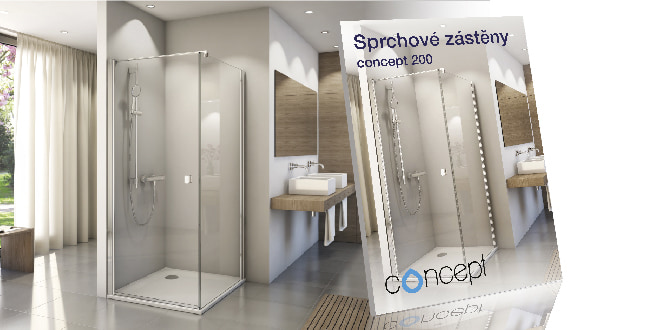 Sprchové zástěny Concept 200