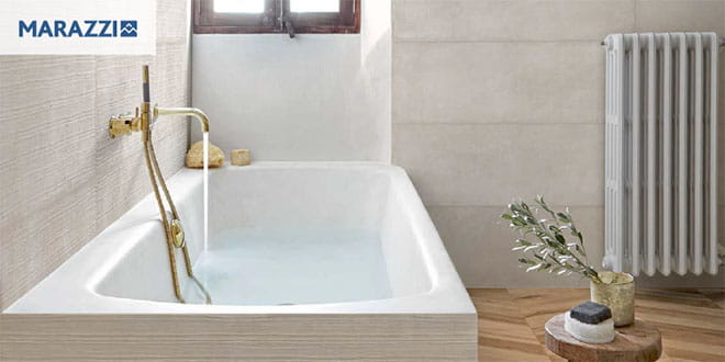Nedokonalost omítky byla inspirací pro Marazzi Fresco