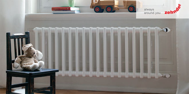 Zdravější teplo radiátorů Zehnder Charleston