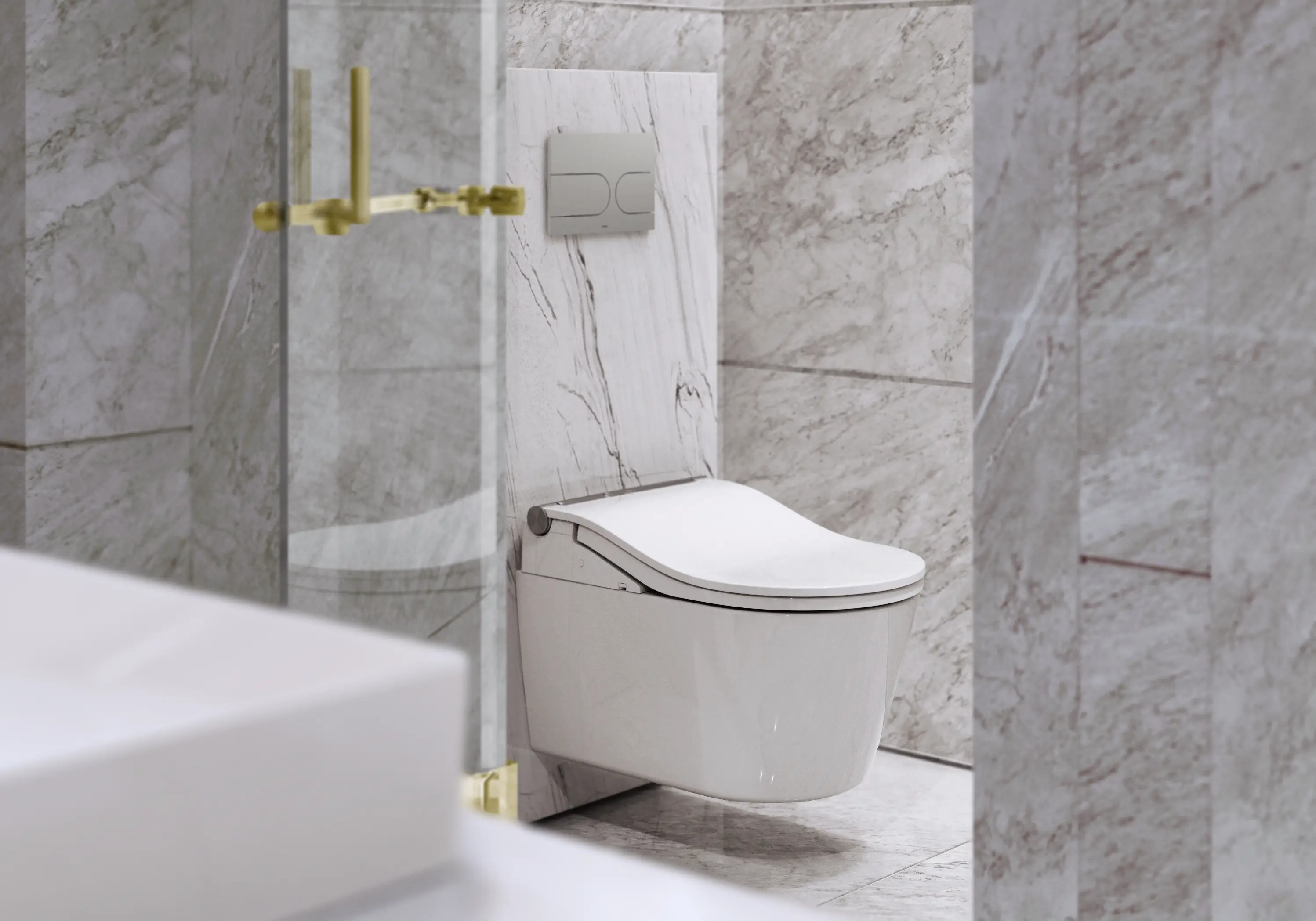 Sprchovací toaleta TOTO pro dokonalou hygienu