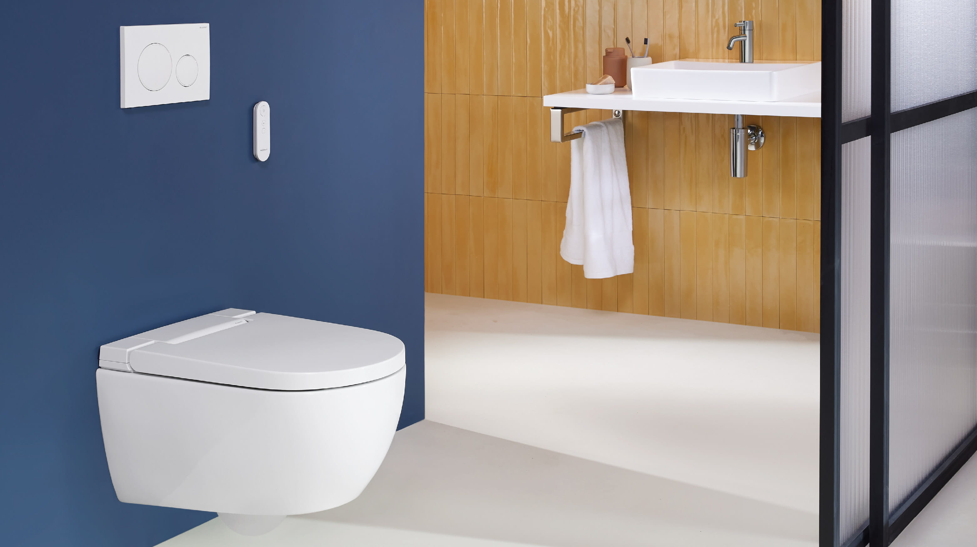 Sprchovací WC Geberit AquaClean Alba