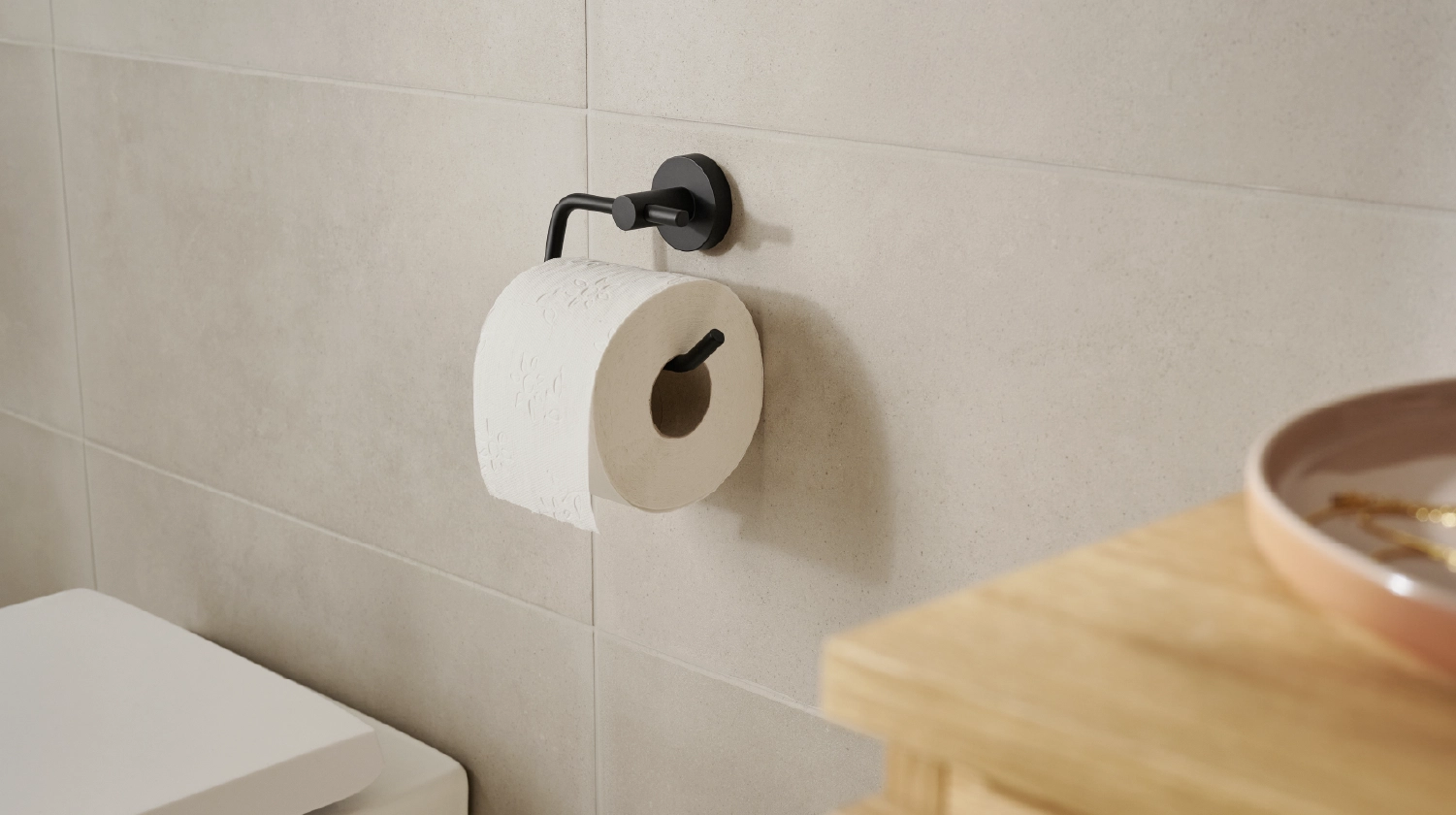 tesa, lepení koupelnových doplňků