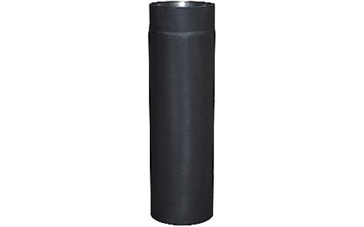 Trubka pr.160mm kouřová, 1,5mm, délka 0,5m, ocel, černá