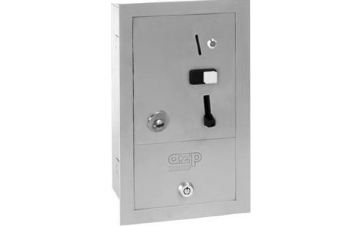 AZP BRNO MAD 6.INV mincovní automat 180x110x315mm, pro otevírání dveří, s ovládáním světla, ventilace, SOS, euroklíčem, nerez