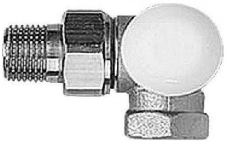 HERZ TS-90 termostatický ventil 1/2" úhlový, pravý, bez přednastavení
