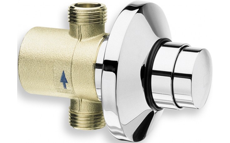 SILFRA QUIK podomítkový ventil pisoárový, závitový 1/2", průměr 72mm chrom QK110
