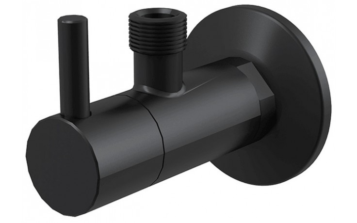 ALCA rohový ventil 1/2"x3/8", s filtrem, matná černá 