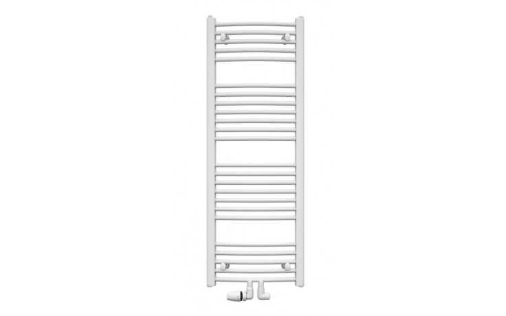 KORADO KORALUX RONDO CLASSIC - M koupelnový radiátor 1220/450, spodní středové připojení, bílá RAL9016