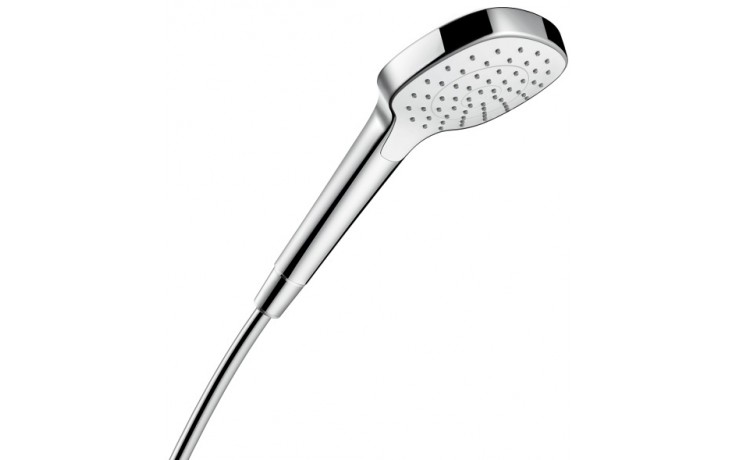 HANSGROHE CROMA E 1JET ruční sprcha pr. 110 mm, EcoSmart, bílá/chrom