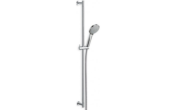 CRISTINA sprchová souprava 3-dílná, ruční sprcha pr. 114 mm, tyč, hadice, chrom