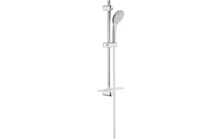 GROHE EUPHORIA 110 DUO sprchová souprava 4-dílná, ruční sprcha pr. 110 mm, 2 proudy, tyč, hadice, polička, Water Saving, chrom