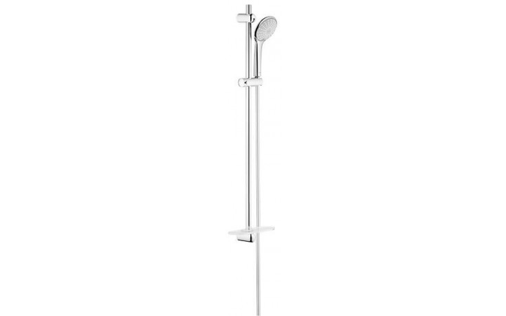 GROHE EUPHORIA 110 DUO sprchová souprava 4-dílná, ruční sprcha pr. 110 mm, 2 proudy, tyč, hadice, polička, chrom