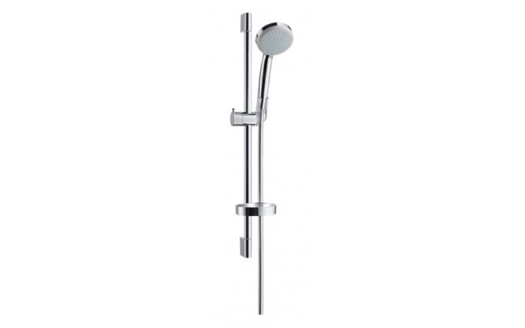 HANSGROHE CROMA 100 4JET sprchová souprava 4-dílná, ruční sprcha pr. 100 mm, 4 proudy, tyč, hadice, mýdlenka, EcoSmart, chrom