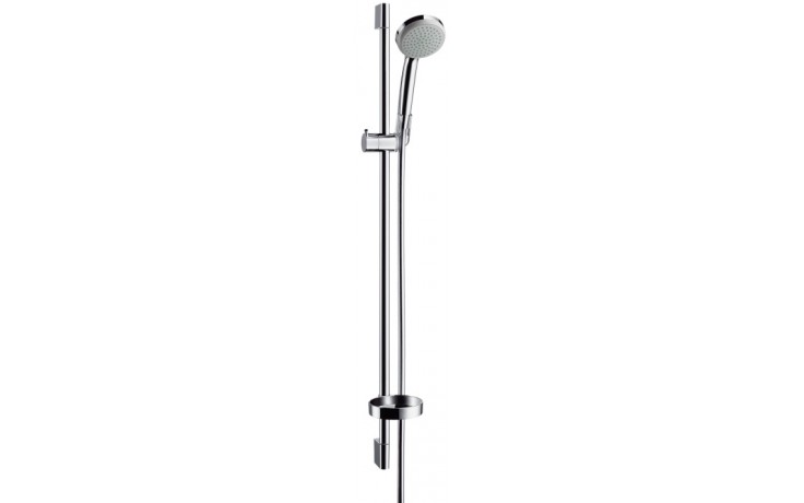 HANSGROHE CROMA 100 1JET sprchová souprava 4-dílná, ruční sprcha pr. 100 mm, tyč, hadice, mýdlenka, chrom