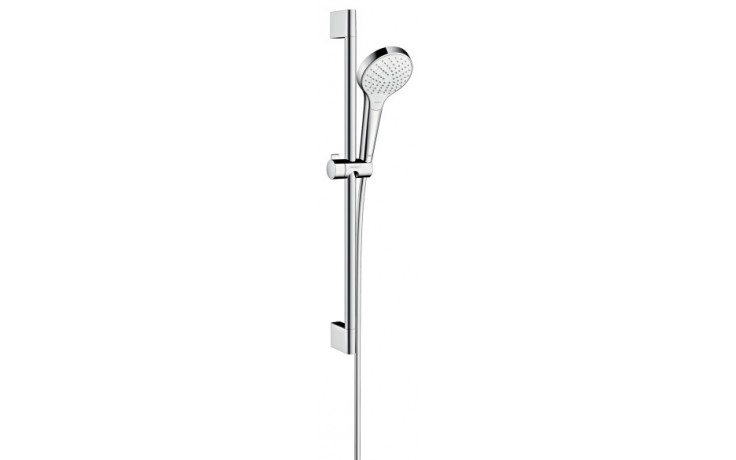 HANSGROHE CROMA SELECT S VARIO 3JET sprchová souprava 3-dílná, ruční sprcha pr. 110 mm, 3 proudy, tyč, hadice, bílá/chrom
