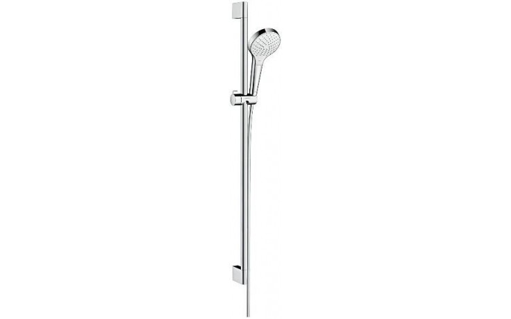 HANSGROHE CROMA SELECT S VARIO 3JET sprchová souprava 3-dílná, ruční sprcha pr. 110 mm, 3 proudy, tyč, hadice, EcoSmart, bílá/chrom