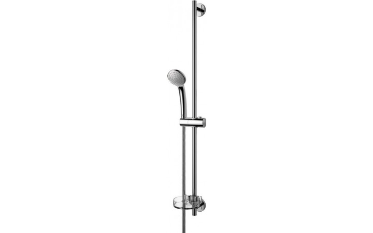 IDEAL STANDARD IDEALRAIN SOFT S1 sprchová souprava 4-dílná, ruční sprcha pr. 80 mm, tyč, hadice, mýdlenka, chrom