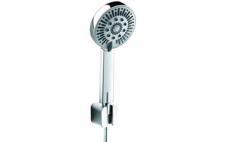 KLUDI A-QA S 3S sprchová souprava 3-dílná, ruční sprcha pr. 120 mm, 3 proudy, hadice, držák, chrom