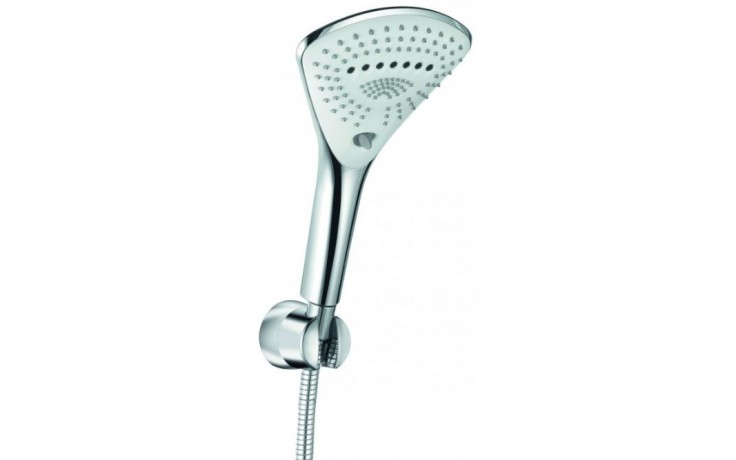 KLUDI FIZZ 3S ruční sprcha 265 mm, 3 proudy, s držákem a hadicí, chrom
