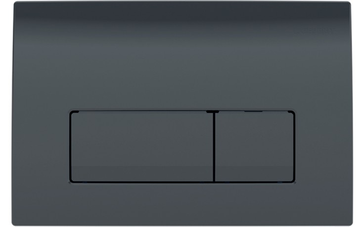 GEBERIT DELTA 50 ovládací tlačítko pro dvě splachování, plast, černá