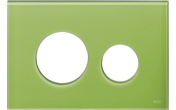TECE LOOP kryt 220x150mm, pro kombinaci s tlačítkovou deskou, sklo/trávově zelená