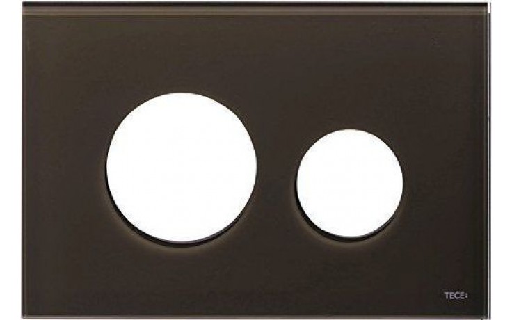 TECE LOOP kryt 220x150mm, pro kombinaci s tlačítkovou deskou, sklo/kávově hnědá