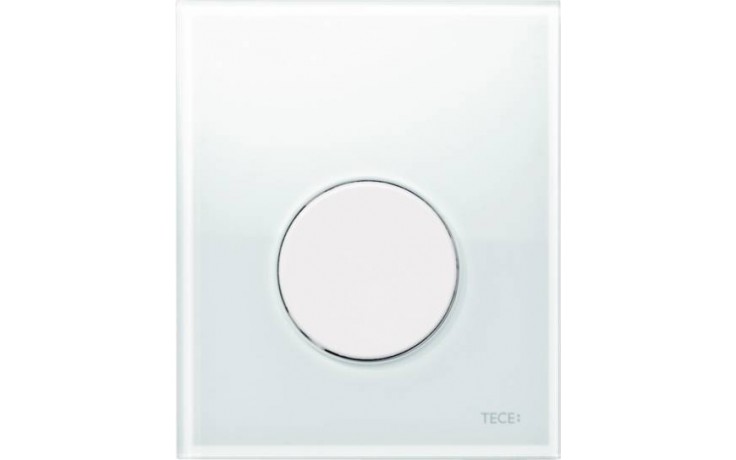 TECE LOOP ovládací tlačítko splachování pro pisoár, sklo, bílá