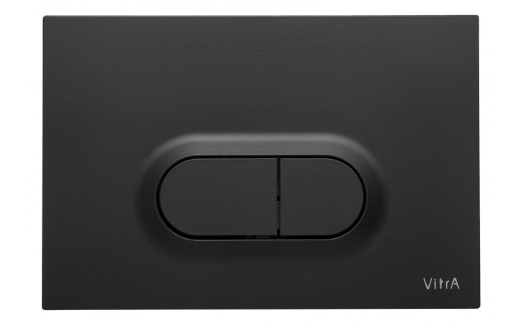 VITRA LOOP O ovládací tlačítko pro dvě splachování, plast, matná černá
