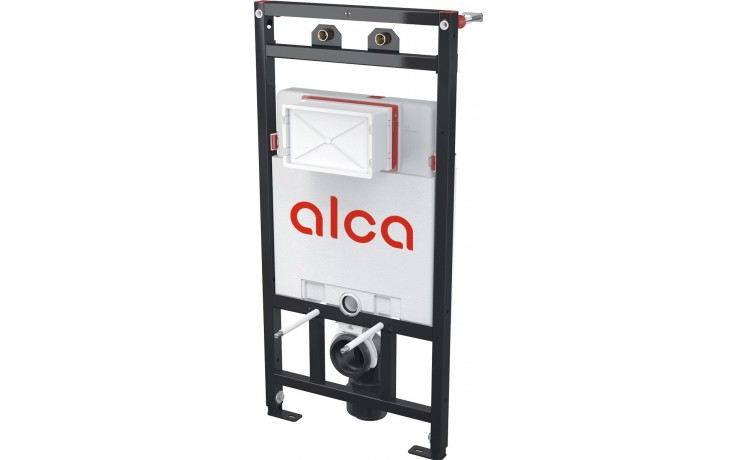 ALCA A108F/1100 montážní rám s nádržkou pro výlevku s odpadem a nástěnnou baterii