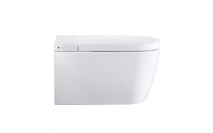 DURAVIT SENSOWASH STARCK F PLUS COMPACT závěsné WC s bidetovým sedátkem, Rimless, Softclose, bílá