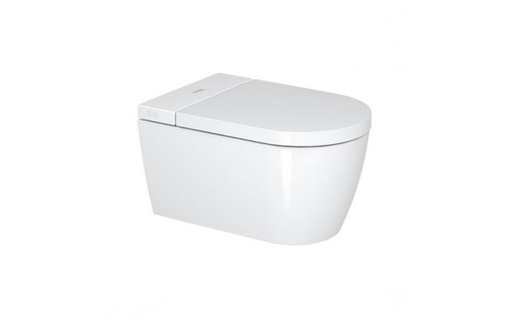 DURAVIT SENSOWASH STARCK F LITE COMPACT závěsné WC s bidetovým sedátkem, Softclose, Rimless, HygieneGlaze