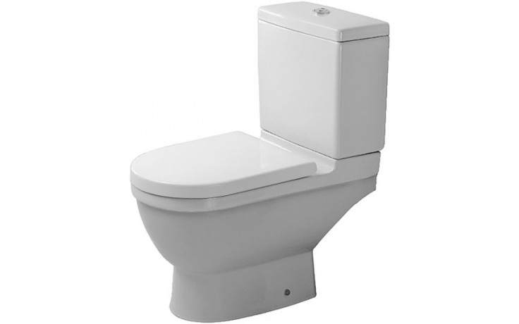 DURAVIT STARCK 3 stojící WC 360x655mm kombinované, hluboké splachování, odpad vodorovný, bílá