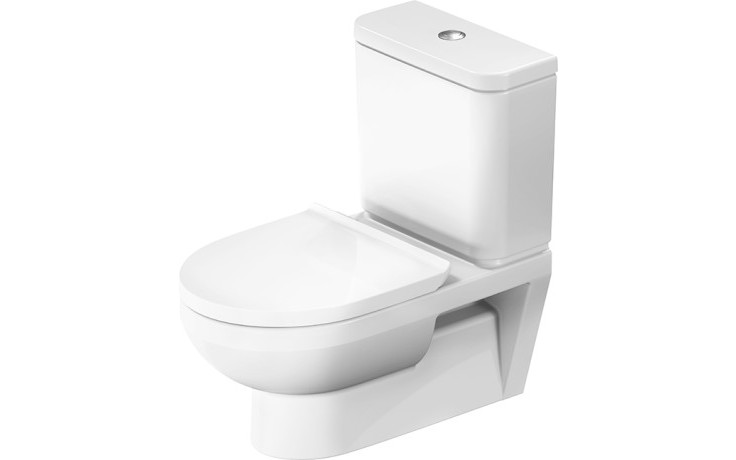 DURAVIT NO.1 stojící WC 365x650mm, kombinované, hluboké splachování, bez nádržky, rimless, bílá