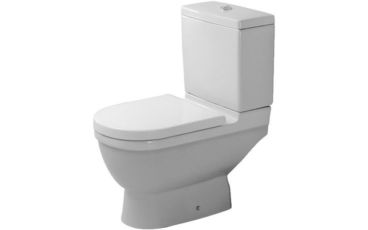 DURAVIT STARCK 3 stojící WC 360x655mm kombinované, hluboké splachování, odpad svislý, bílá