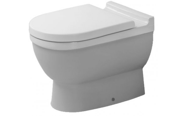 DURAVIT STARCK 3 stojící WC 360x560mm, hluboké splachování, odpad vodorovný, bílá 