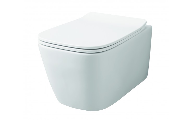 ARTCERAM A16 závěsné WC 360x525mm, rimless, bílá