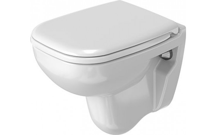 DURAVIT D-CODE závěsné WC Compact 350x480mm, hluboké splachování, bílá 