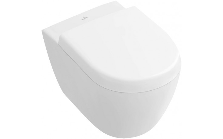 VILLEROY & BOCH SUBWAY 2.0 závěsné WC 355x480x345mm, kompakt, s hlubokým splachováním, bílá Alpin CeramicPlus