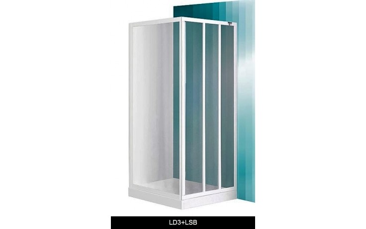 ROTH PROJECT LSB/900 boční stěna 900x1800mm, bílá/damp