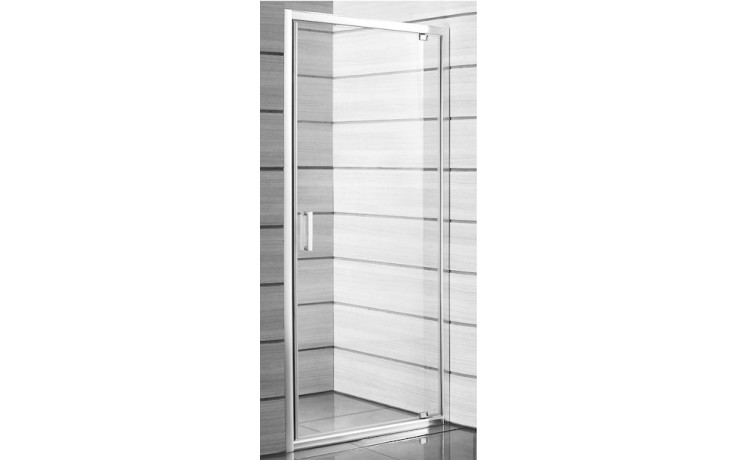 JIKA LYRA PLUS sprchové dveře 90x190 cm, pivotové, bílá/sklo čiré