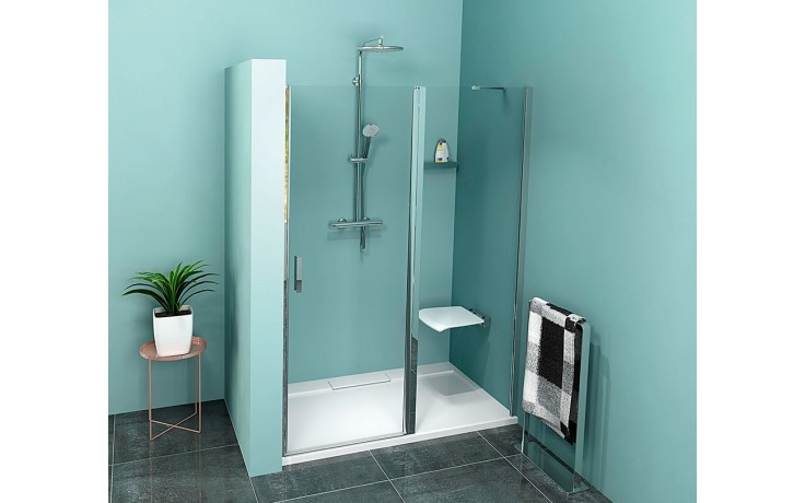 POLYSAN ZOOM LINE sprchové dveře 110x190 cm, lítací, chrom/čiré sklo