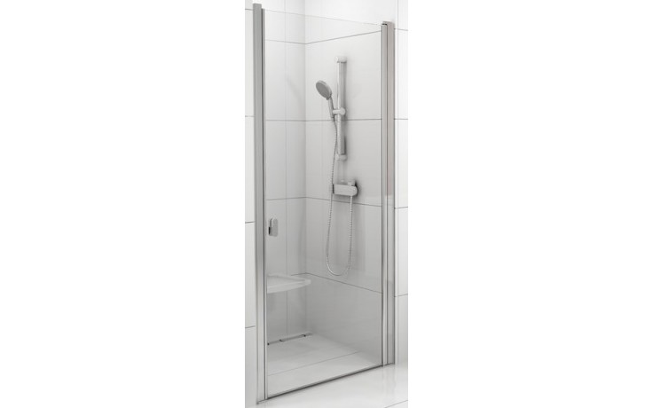 RAVAK CHROME CSD1 80 sprchové dveře 775-805x1950mm, jednodílné, satin/transparent 